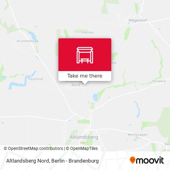 Altlandsberg Nord map