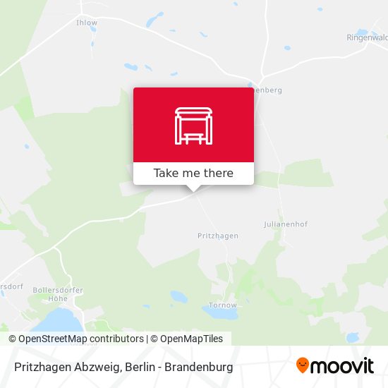 Pritzhagen Abzweig map