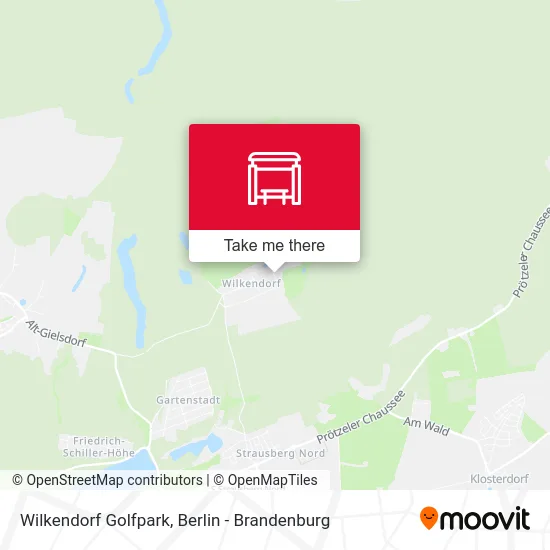 Wilkendorf Golfpark map