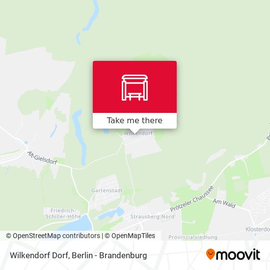 Wilkendorf Dorf map