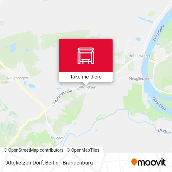 Altglietzen Dorf map