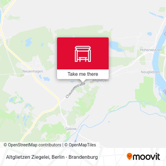Карта Altglietzen Ziegelei