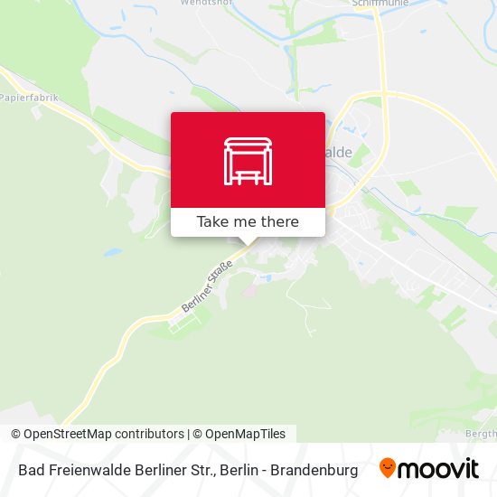Bad Freienwalde Berliner Str. map