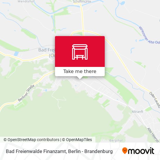 Bad Freienwalde Finanzamt map
