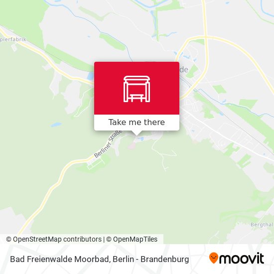 Bad Freienwalde Moorbad map