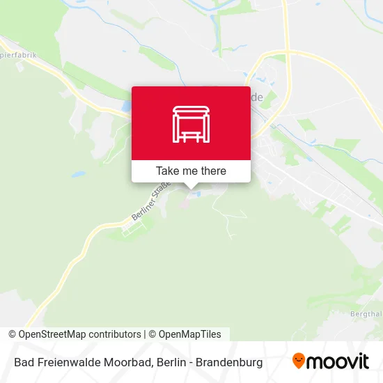 Bad Freienwalde Moorbad map