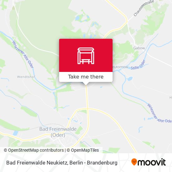 Bad Freienwalde Neukietz map