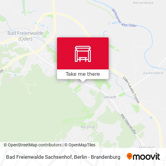 Bad Freienwalde Sachsenhof map