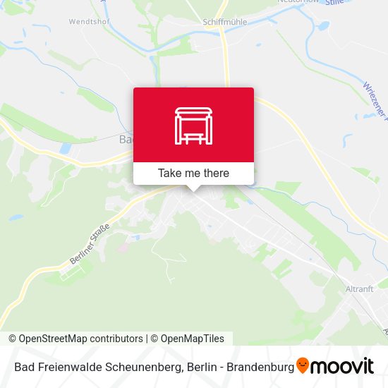 Карта Bad Freienwalde Scheunenberg
