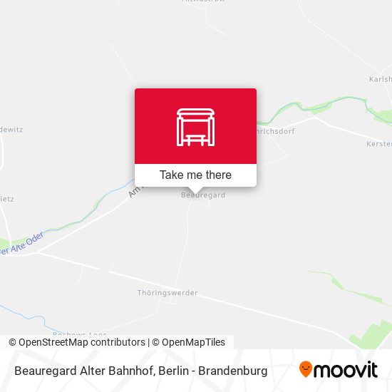Beauregard Alter Bahnhof map