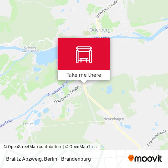 Bralitz Abzweig map
