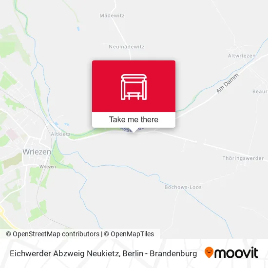 Карта Eichwerder Abzweig Neukietz