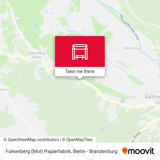 Falkenberg (Mol) Papierfabrik map