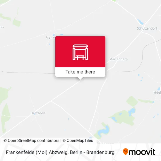 Карта Frankenfelde (Mol) Abzweig