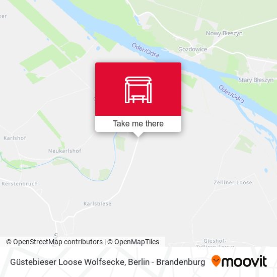 Güstebieser Loose Wolfsecke map