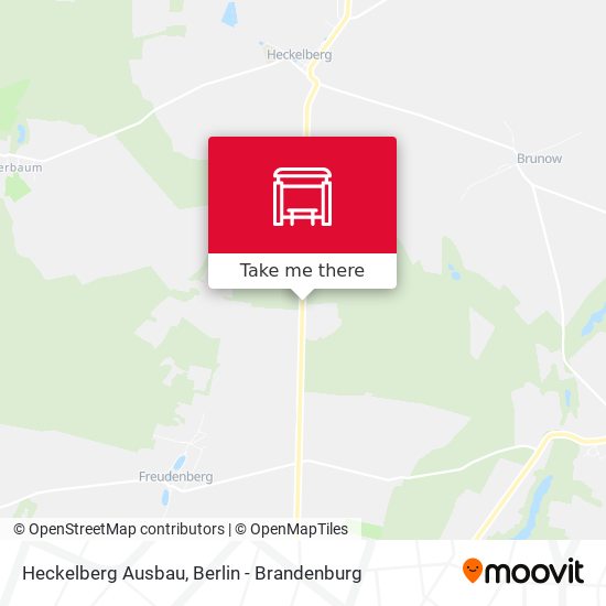 Heckelberg Ausbau map