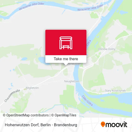 Карта Hohenwutzen Dorf