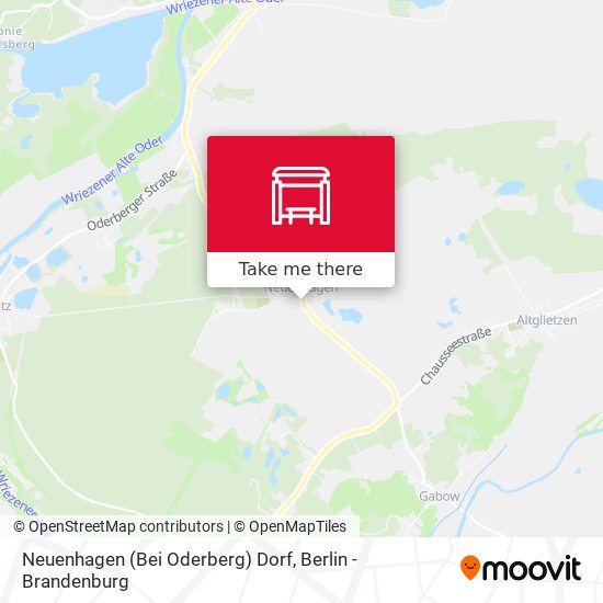 Neuenhagen (Bei Oderberg) Dorf map