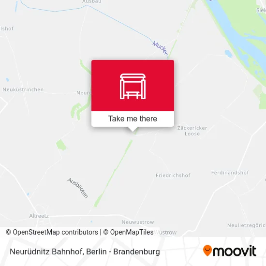 Neurüdnitz Bahnhof map