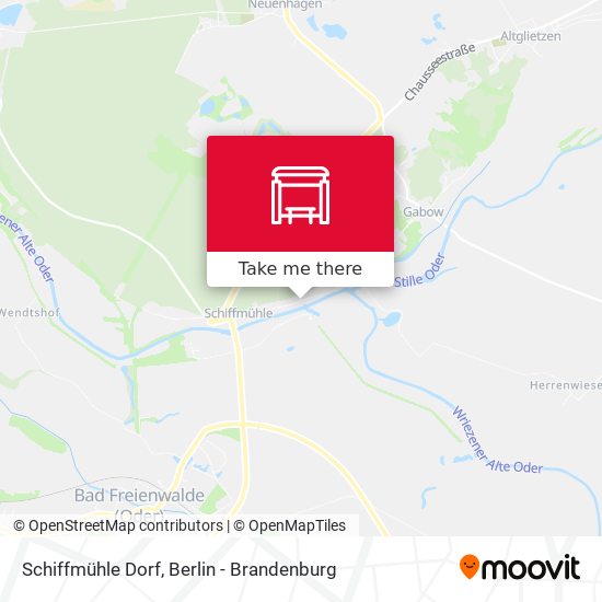 Schiffmühle Dorf map