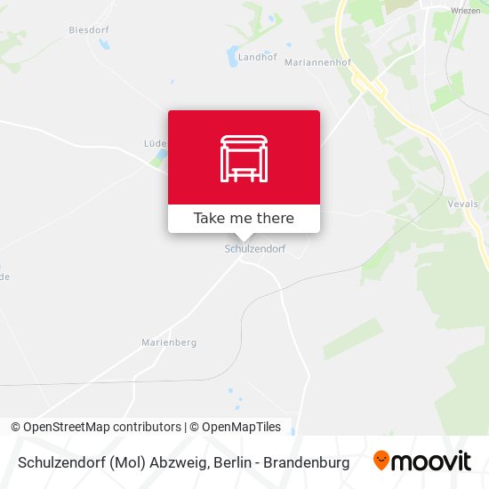 Schulzendorf (Mol) Abzweig map