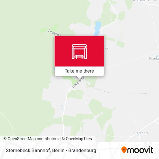 Sternebeck Bahnhof map