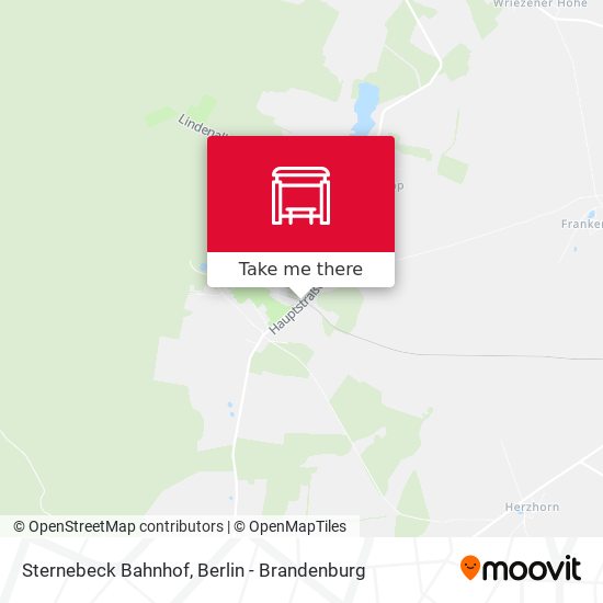 Sternebeck Bahnhof map