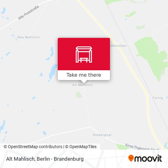 Alt Mahlisch map
