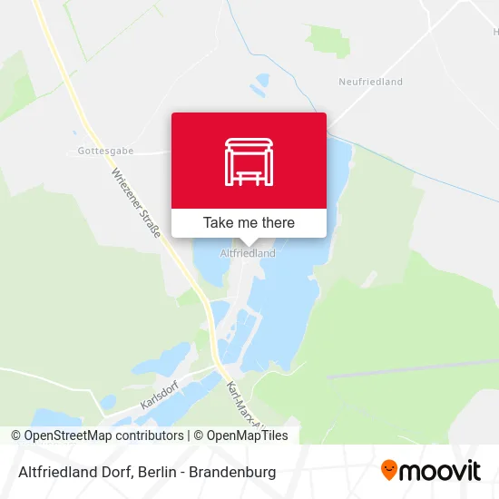 Карта Altfriedland Dorf