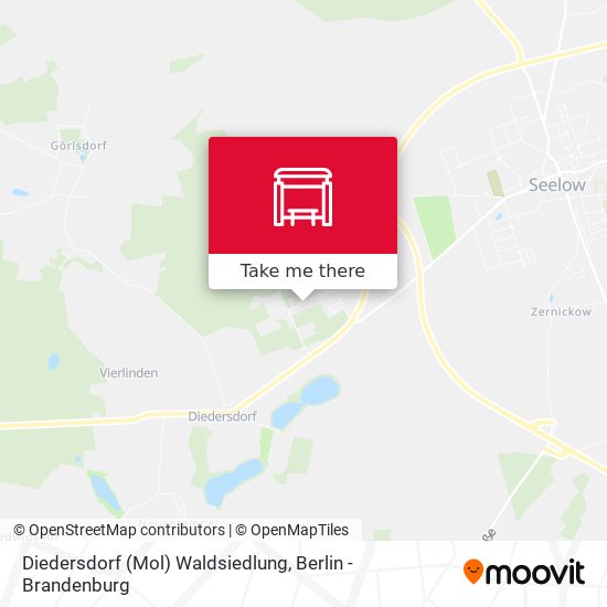 Diedersdorf (Mol) Waldsiedlung map