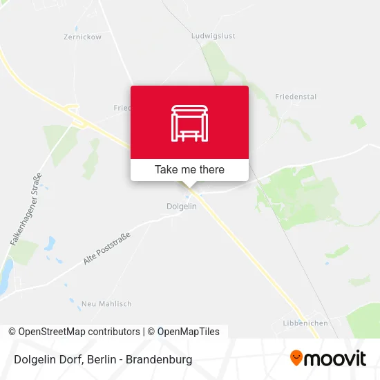 Dolgelin Dorf map