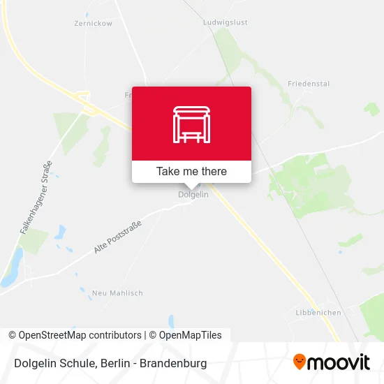 Dolgelin Schule map