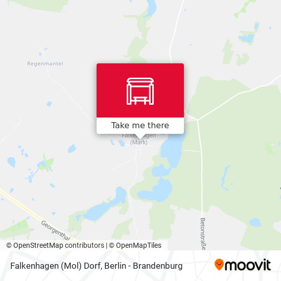 Falkenhagen (Mol) Dorf map