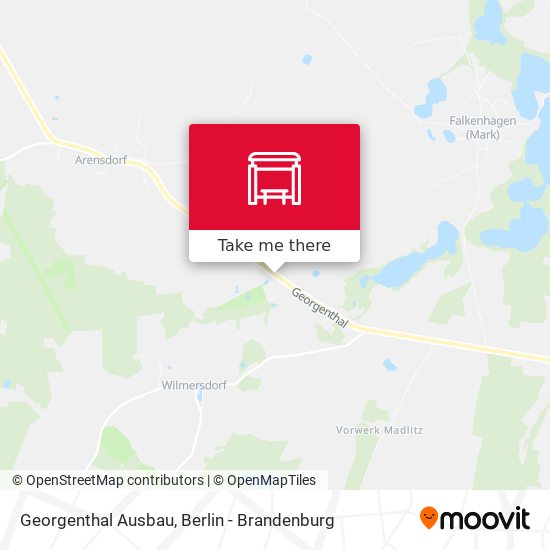 Georgenthal Ausbau map