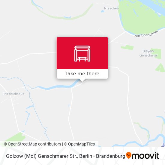 Golzow (Mol) Genschmarer Str. map