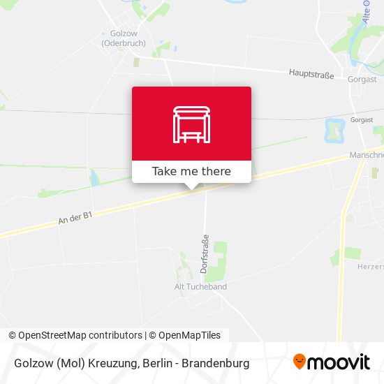 Golzow (Mol) Kreuzung map