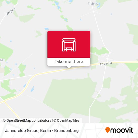 Jahnsfelde Grube map