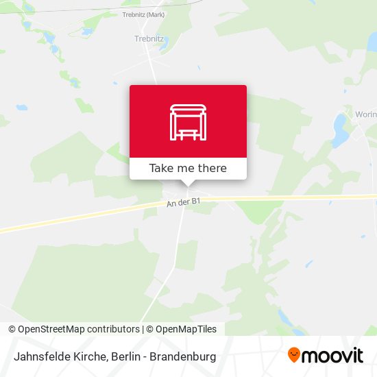 Jahnsfelde Kirche map