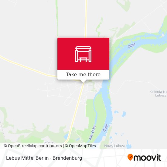 Lebus Mitte map