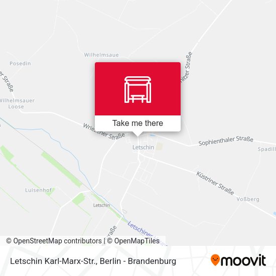 Карта Letschin Karl-Marx-Str.