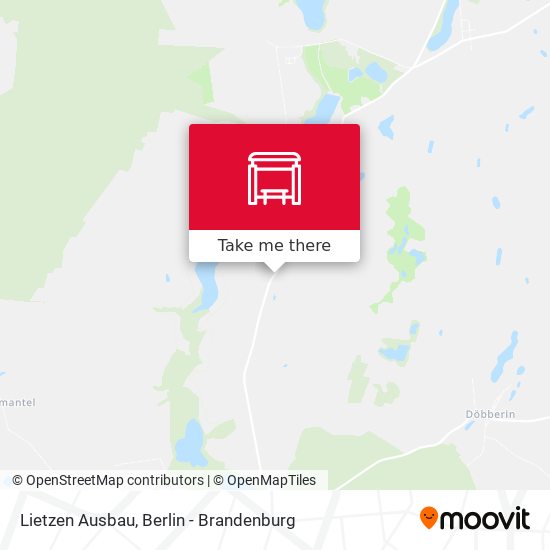 Lietzen Ausbau map