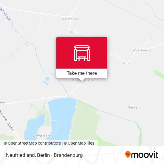 Карта Neufriedland
