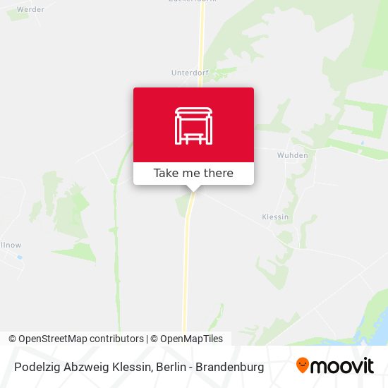 Карта Podelzig Abzweig Klessin