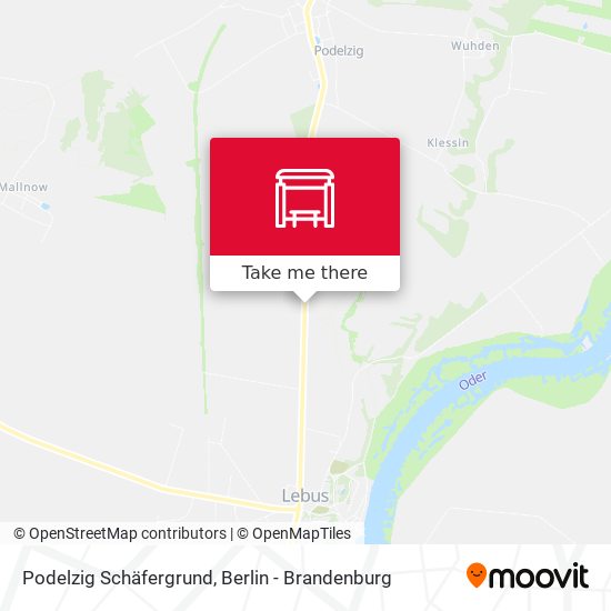 Podelzig Schäfergrund map