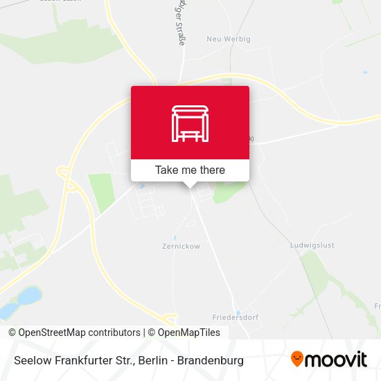 Карта Seelow Frankfurter Str.
