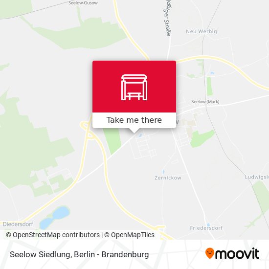 Seelow Siedlung map