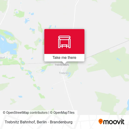 Trebnitz Bahnhof map