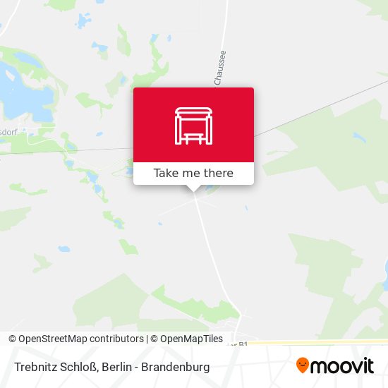 Trebnitz Schloß map