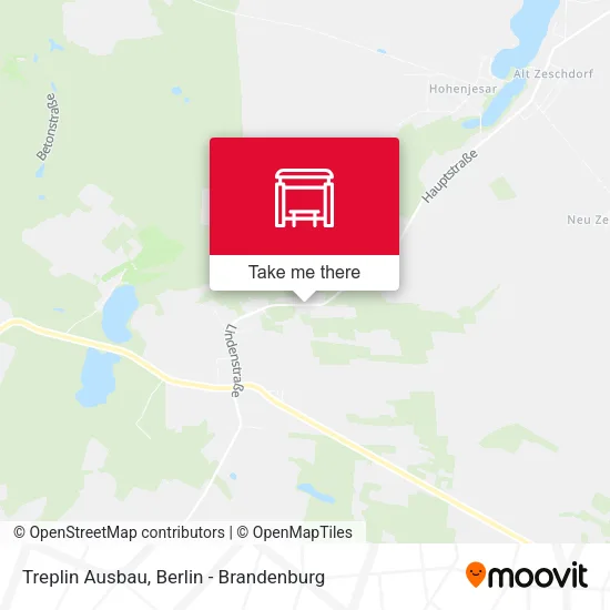 Карта Treplin Ausbau