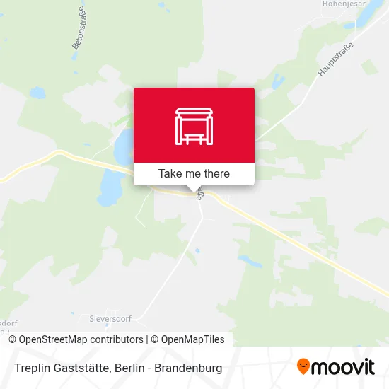 Treplin Gaststätte map